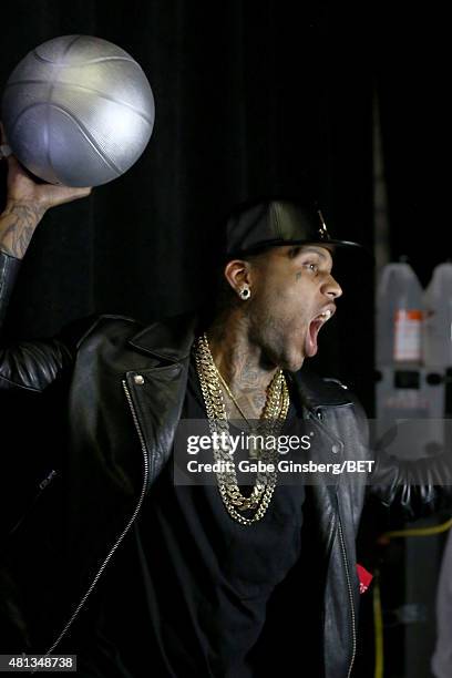 Rapper Kid Ink attends The Players' Awards presented by BET at the Rio Hotel & Casino on July 19, 2015 in Las Vegas, Nevada.