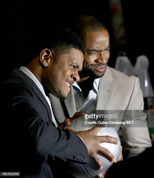 Actors Pooch Hall and Jay Ellis attend The Players' Awards presented by BET at the Rio Hotel & Casino on July 19, 2015 in Las Vegas, Nevada.
