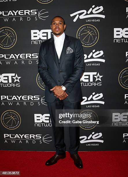 Player Shannon Brown attends The Players' Awards presented by BET at the Rio Hotel & Casino on July 19, 2015 in Las Vegas, Nevada.