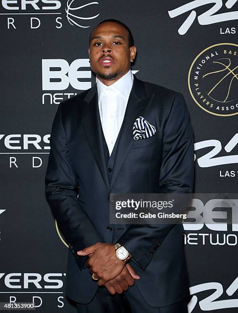 Player Shannon Brown attends The Players' Awards presented by BET at the Rio Hotel & Casino on July 19, 2015 in Las Vegas, Nevada.