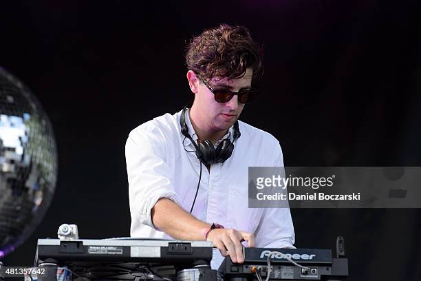 Jamie xx performs during Pitchfork Music Festival 2015 at Union Park on July 19, 2015 in Chicago, United States.