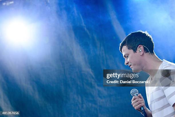 Perfume Genius performs during Pitchfork Music Festival 2015 at Union Park on July 19, 2015 in Chicago, United States.