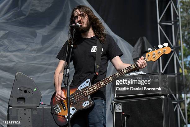 Bones Sloane of CB3 performs during Pitchfork Music Festival 2015 at Union Park on July 19, 2015 in Chicago, United States.