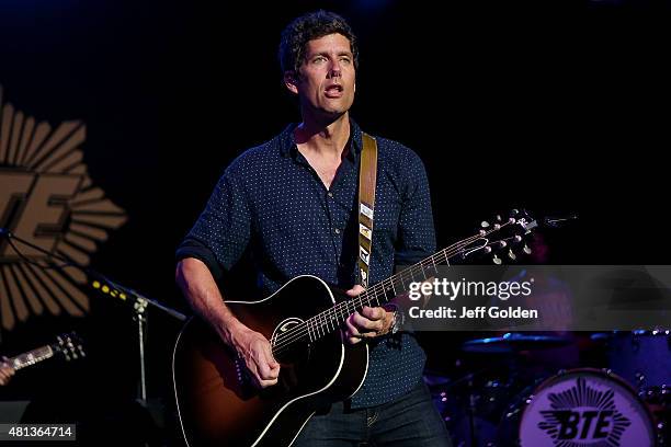 Kevin Griffin of Better Than Ezra performs at The Greek Theatre on July 19, 2015 in Los Angeles, California.