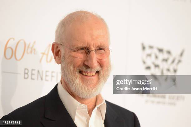 Honoree James Cromwell attends the Humane Society of The United States 60th Anniversary Gala at The Beverly Hilton Hotel on March 29, 2014 in Beverly...