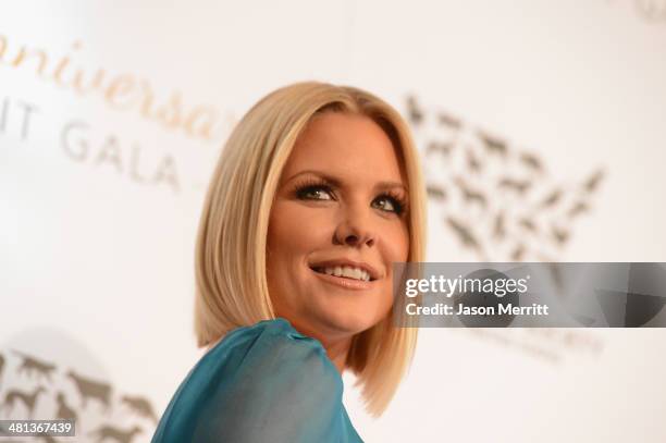 Actress Carrie Keagan attends the Humane Society of The United States 60th Anniversary Gala at The Beverly Hilton Hotel on March 29, 2014 in Beverly...