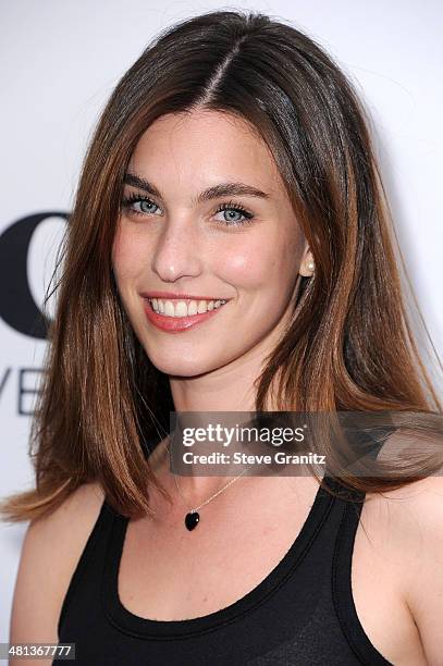 Actress Rainey Qualley, wearing Louis Vuitton, attends MOCA 35th Anniversary Gala Celebration at The Geffen Contemporary at MOCA on March 29, 2014 in...