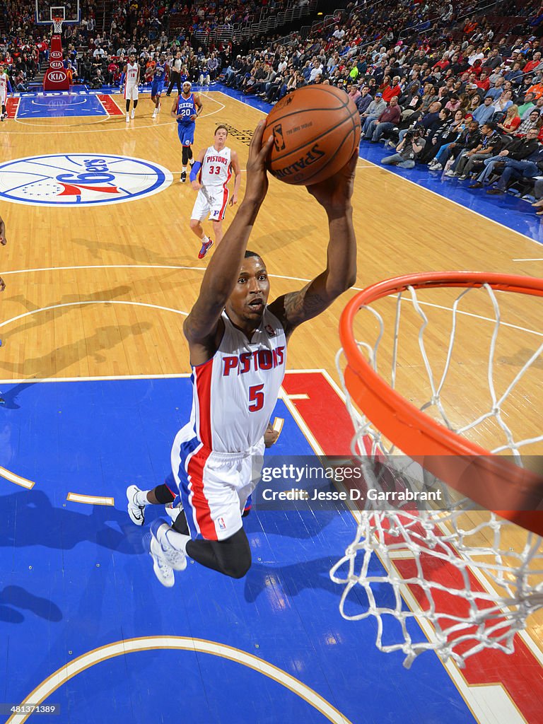 Detroit Pistons  v Philadelphia 76ers