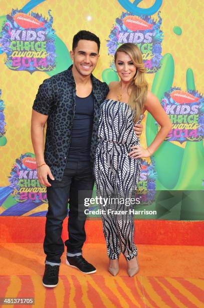Actors Carlos Pena-Vega and Alexa Vega attend Nickelodeon's 27th Annual Kids' Choice Awards held at USC Galen Center on March 29, 2014 in Los...