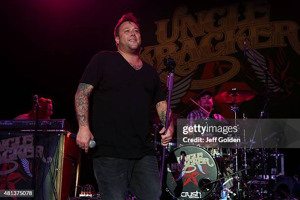 Uncle Kracker performs at The Greek Theatre on July 19, 2015 in Los Angeles, California.