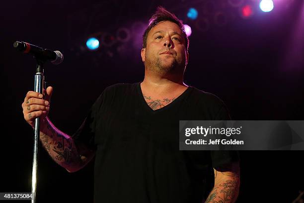 Uncle Kracker performs at The Greek Theatre on July 19, 2015 in Los Angeles, California.