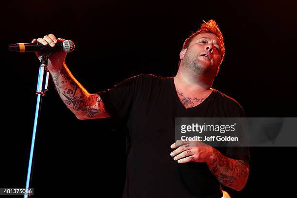 Uncle Kracker performs at The Greek Theatre on July 19, 2015 in Los Angeles, California.