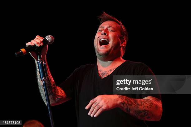 Uncle Kracker performs at The Greek Theatre on July 19, 2015 in Los Angeles, California.