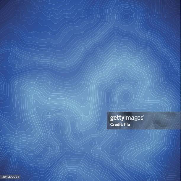 illustrations, cliparts, dessins animés et icônes de fond de l'eau bleu - carte en relief