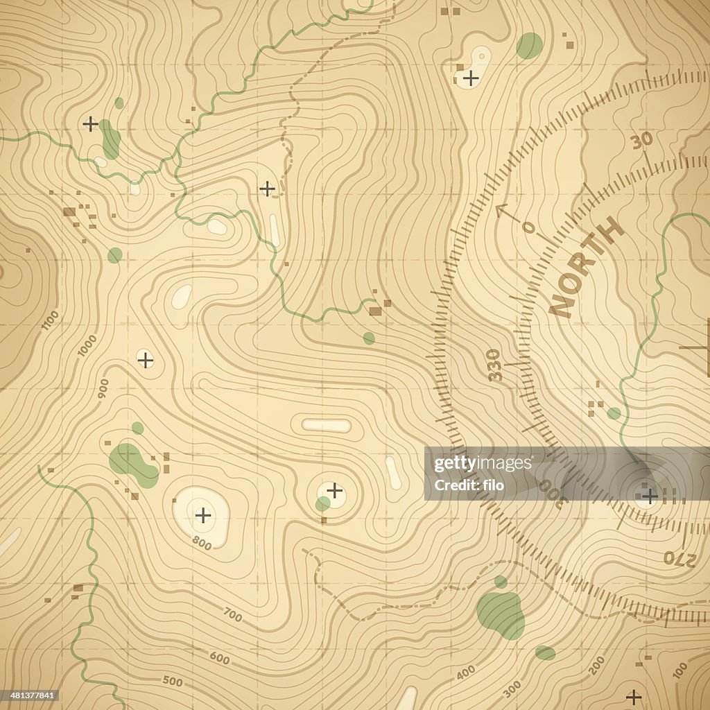 Topographic Karte