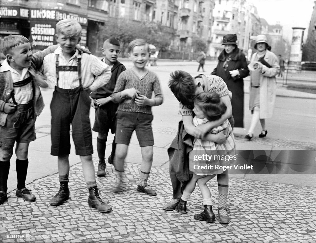 Children In The Street. Berlin