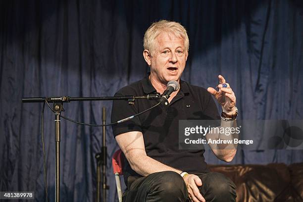 Richard Curtis joins a discussion panel on marriage at The Literature Stage at Latitude Festival on July 19, 2015 in Southwold, United Kingdom.