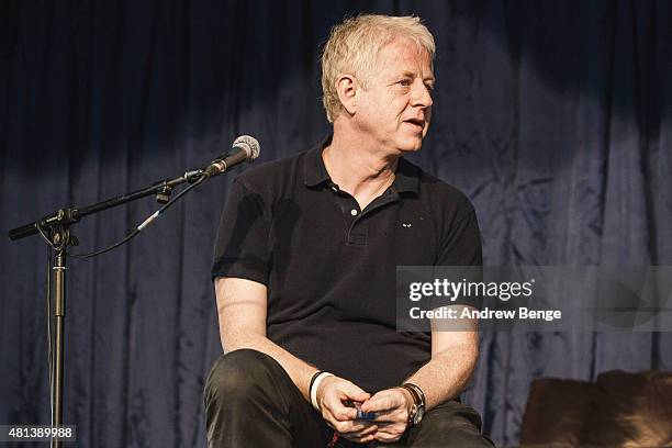 Richard Curtis joins a discussion panel on marriage at The Literature Stage at Latitude Festival on July 19, 2015 in Southwold, United Kingdom.