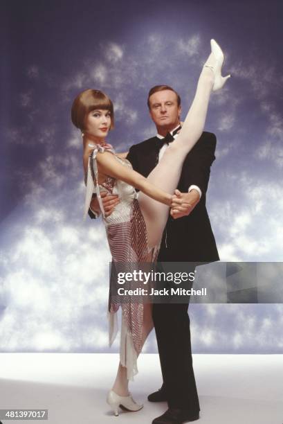 Peter Allen and Colleen Dunn in the Broadway Musical 'Legs Diamond' in September 1988.