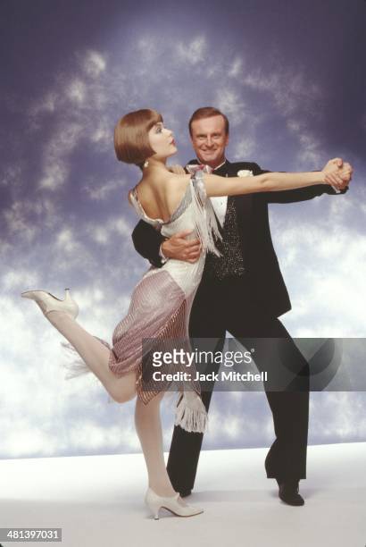 Peter Allen and Colleen Dunn in the Broadway Musical 'Legs Diamond' in September 1988.