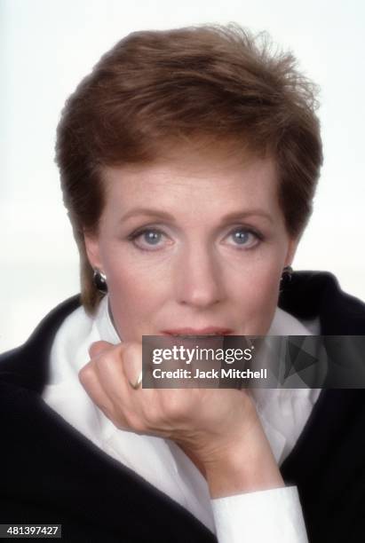 Julie Andrews in 1986, the year she starred in her husband director Blake Edwards' 'That's Life!'.