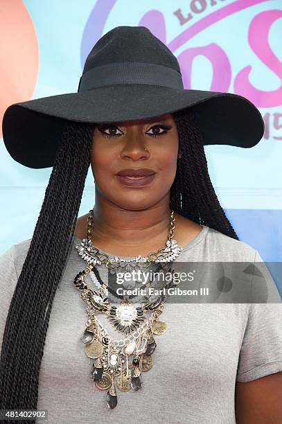 Gospel Artist Kei P attends the Long Beach Gospel Fest 2015 at Marina Green Park on July 19, 2015 in Long Beach, California.