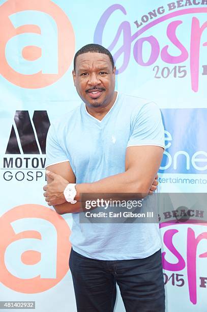 Actor Dorien Wilson attends the Long Beach Gospel Fest 2015 at Marina Green Park on July 19, 2015 in Long Beach, California.