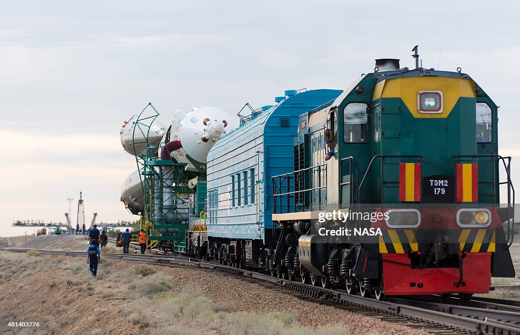 Soyuz Spacecraft Readied For Space Station Crew