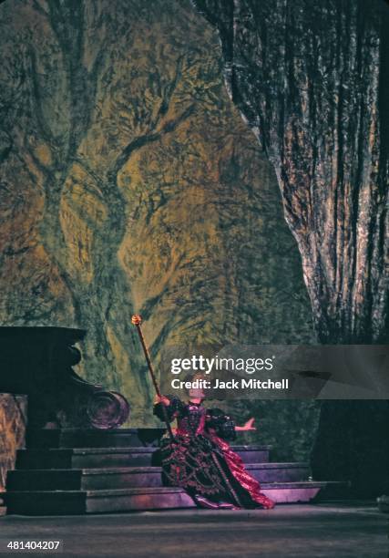 Rudolf Nureyev performing with Veronica Tenant and the National Ballet of Canada in 'Sleeping Beauty' which he choreographed in 1972.