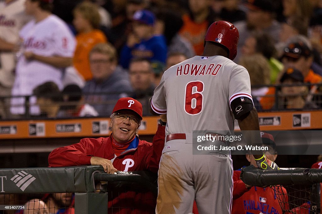 Philadelphia Phillies v San Francisco Giants