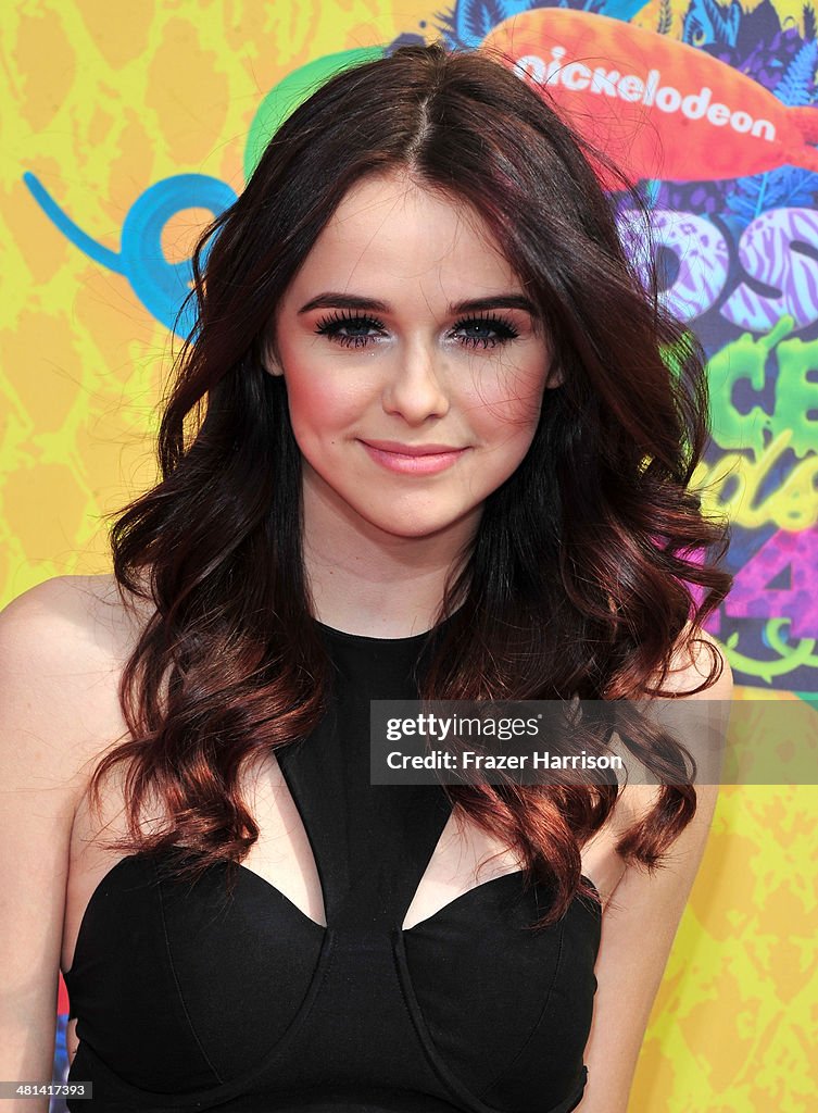Singer Acacia Brinley attends Nickelodeon's 27th Annual Kids' Choice