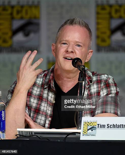 Producer Tim Schlattmann attends CBS TV Studios' panel for "Under the Dome" during Comic-Con International 2015 at the San Diego Convention Center on...