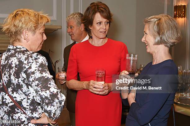Sigourney Weaver and guests attend a celebration of Brazilian ballet dancer Marcelo Gomes hosted by Sigourney Weaver, Ali Wambold and Monica G-S...