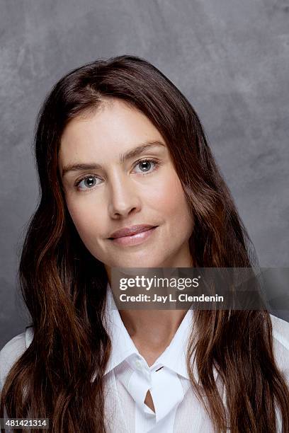 Actress Hannah Ware of 'Hitman: Agent 47' poses for a portrait at Comic-Con International 2015 for Los Angeles Times on July 9, 2015 in San Diego,...