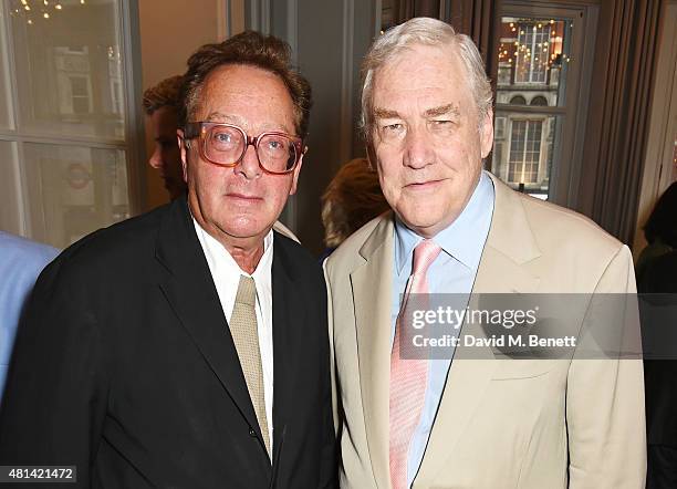 Lord Maurice Saatchi and Conrad Black attend a celebration of Brazilian ballet dancer Marcelo Gomes hosted by Sigourney Weaver, Ali Wambold and...