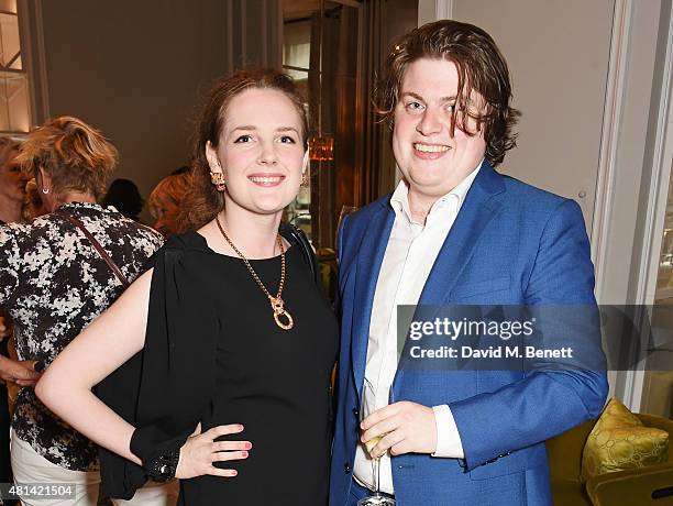 Lady Rose Wallop and Julian Duane attend a celebration of Brazilian ballet dancer Marcelo Gomes hosted by Sigourney Weaver, Ali Wambold and Monica...