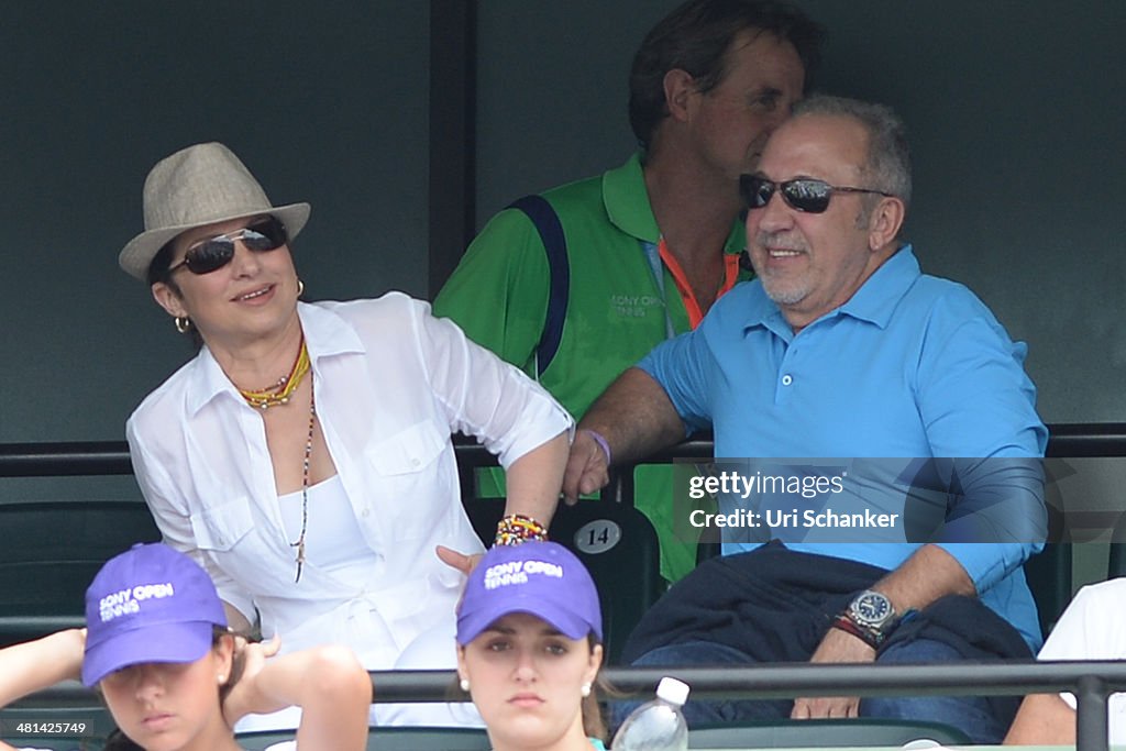 Celebrity Sightings At Sony Open Tennis - March 29, 2014