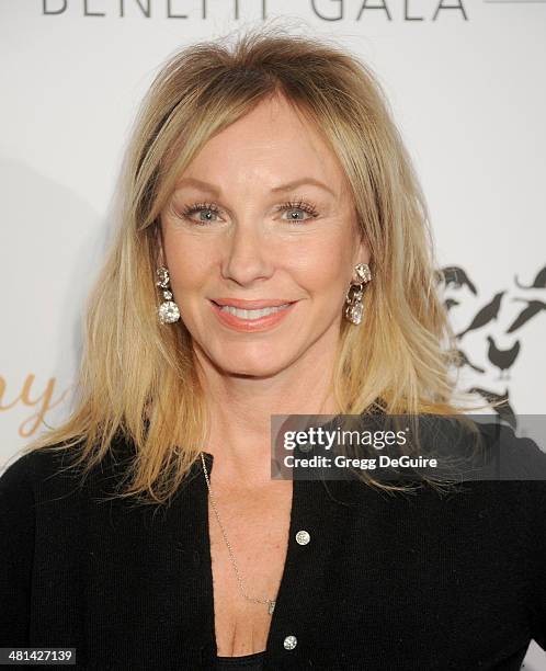 Personality Lea Black arrives at The Humane Society Of The United States 60th anniversary benefit gala at The Beverly Hilton Hotel on March 29, 2014...