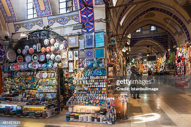 grand bazaar in istanbul,turkey - grand bazaar istanbul stock pictures, royalty-free photos & images