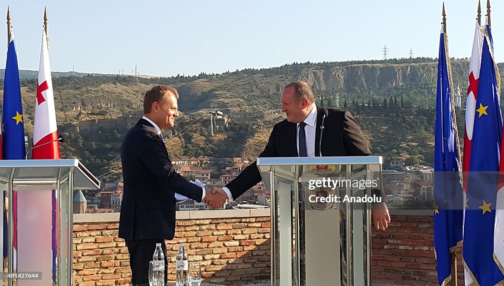 Donald Tusk visits Georgia