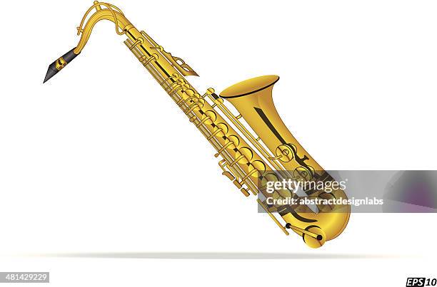 saxophone - saxophone stock illustrations