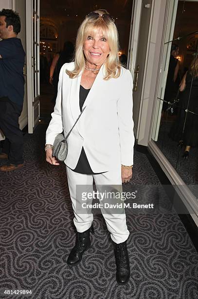 Nancy Sinatra attends an after party following the press night performance of "Sinatra At The London Palladium" at The Savoy Hotel on July 20, 2015...