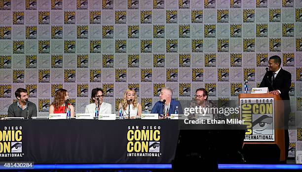Actor James Wolk, actress Kristen Connolly, actor Billy Burke, actress Nora Arnezeder, producer/writers Jeff Pinkner and Josh Appelbaum and...