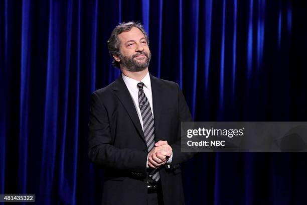 Episode 0294 -- Pictured: Comedian Judd Apatow performs on July 20, 2015 --