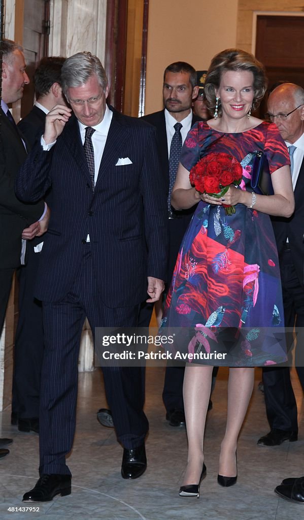 Belgium Royals Preparations Ahead Of National Day Of Belgium 2015