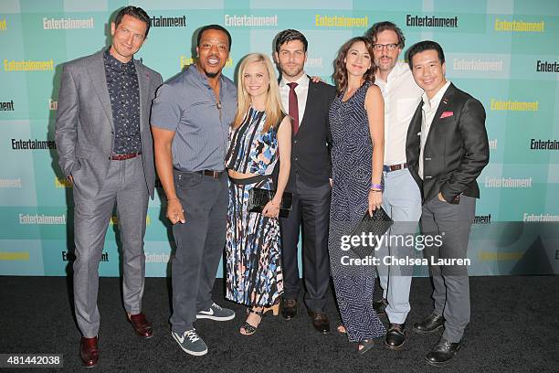 Actors Sasha Roiz, Russell Hornsby, Claire Coffee, David Giuntoli, Bree Turner, Silas Weir Mitchell and Reggie Lee arrive at the Entertainment Weekly...