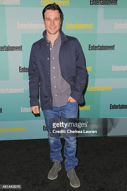 Actor Rupert Evans arrives at the Entertainment Weekly celebration at Float at Hard Rock Hotel San Diego on July 11, 2015 in San Diego, California.