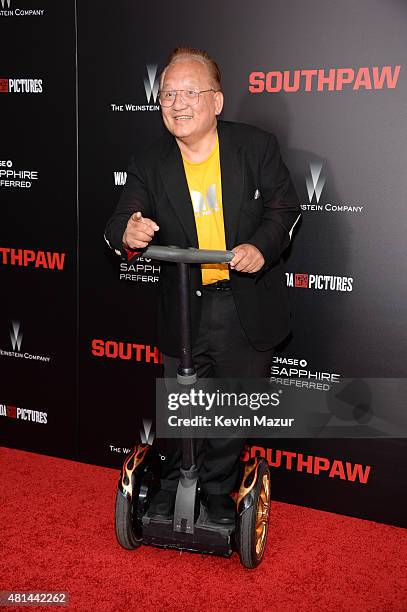 Noel Lee attends the "Southpaw" New York premiere at AMC Loews Lincoln Square on July 20, 2015 in New York City.