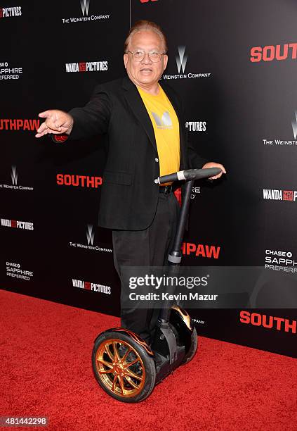 Noel Lee attends the "Southpaw" New York premiere at AMC Loews Lincoln Square on July 20, 2015 in New York City.