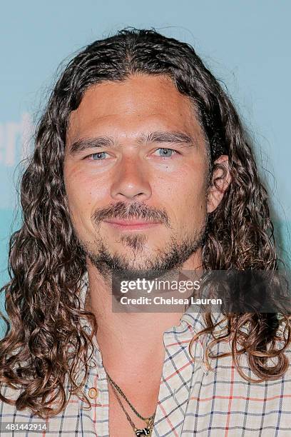 Actor Luke Arnold arrives at the Entertainment Weekly celebration at Float at Hard Rock Hotel San Diego on July 11, 2015 in San Diego, California.